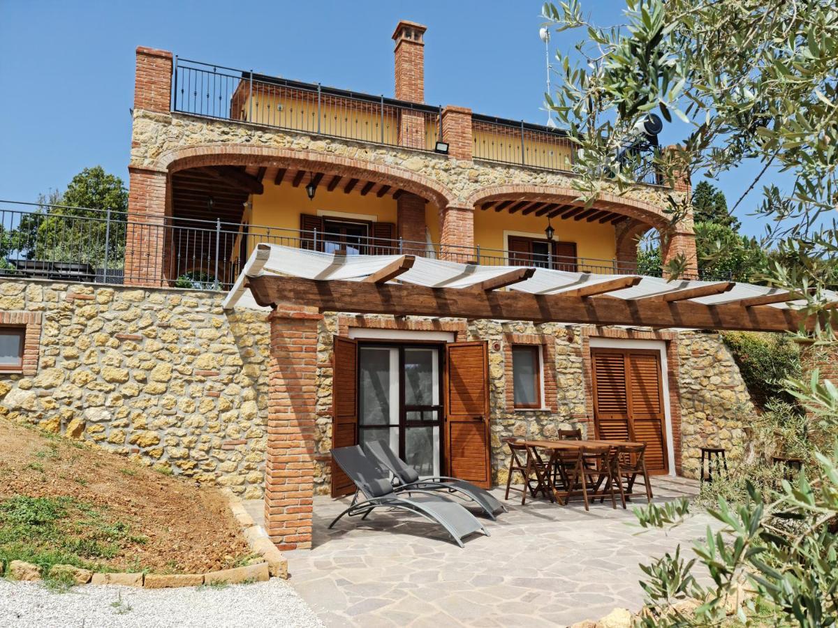 Il Panorama Apartment Montescudaio Bagian luar foto