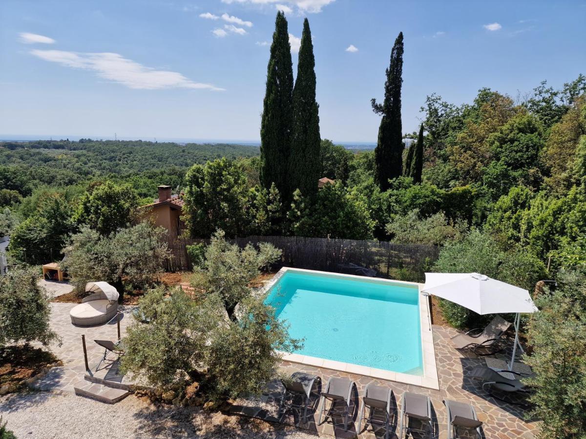 Il Panorama Apartment Montescudaio Bagian luar foto